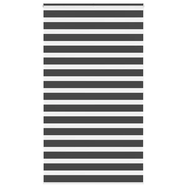 Store zèbre noir 130x200 cm largeur du tissu 125,9 cm polyester