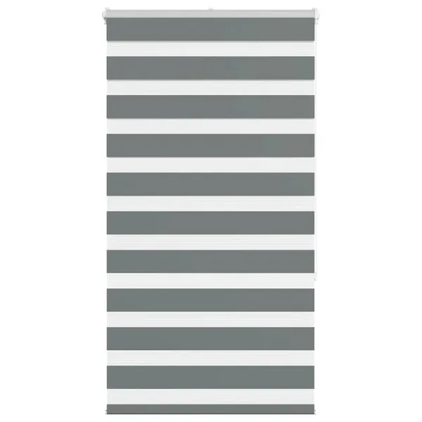 Store zèbre gris foncé largeur du tissu 80,9 cm polyester