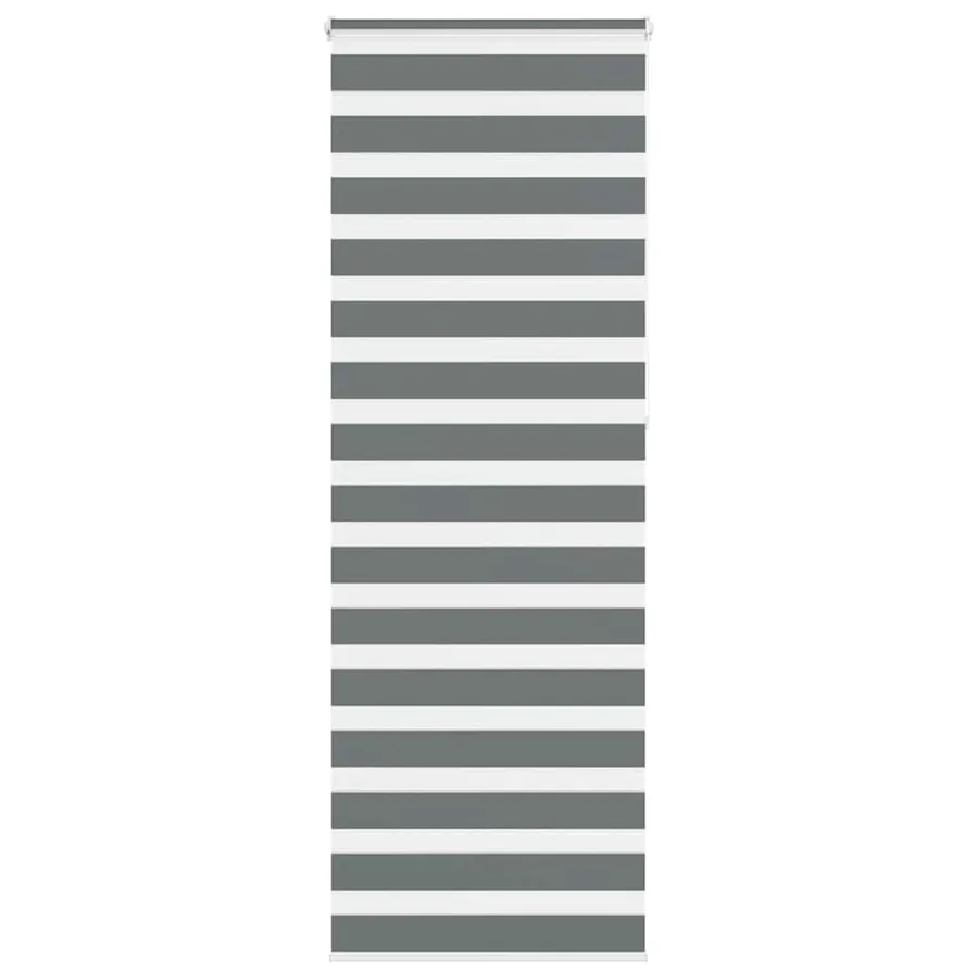 Store zèbre gris foncé largeur du tissu 80,9 cm polyester