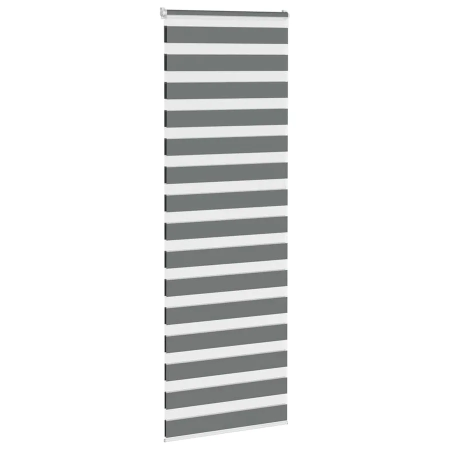 Store zèbre gris foncé largeur du tissu 80,9 cm polyester - 3