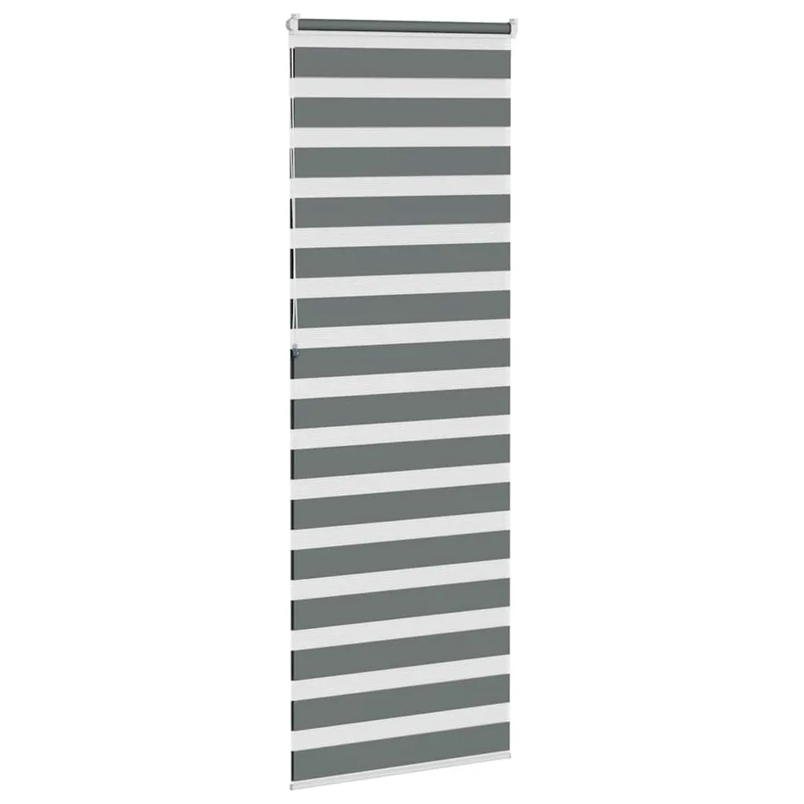 Store zèbre gris foncé largeur du tissu 80,9 cm polyester - 4