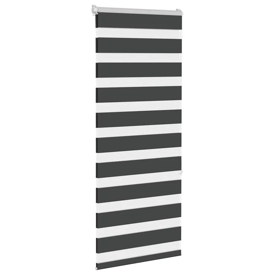 Store zèbre noir 60x150 cm largeur du tissu 55,9 cm polyester - 3