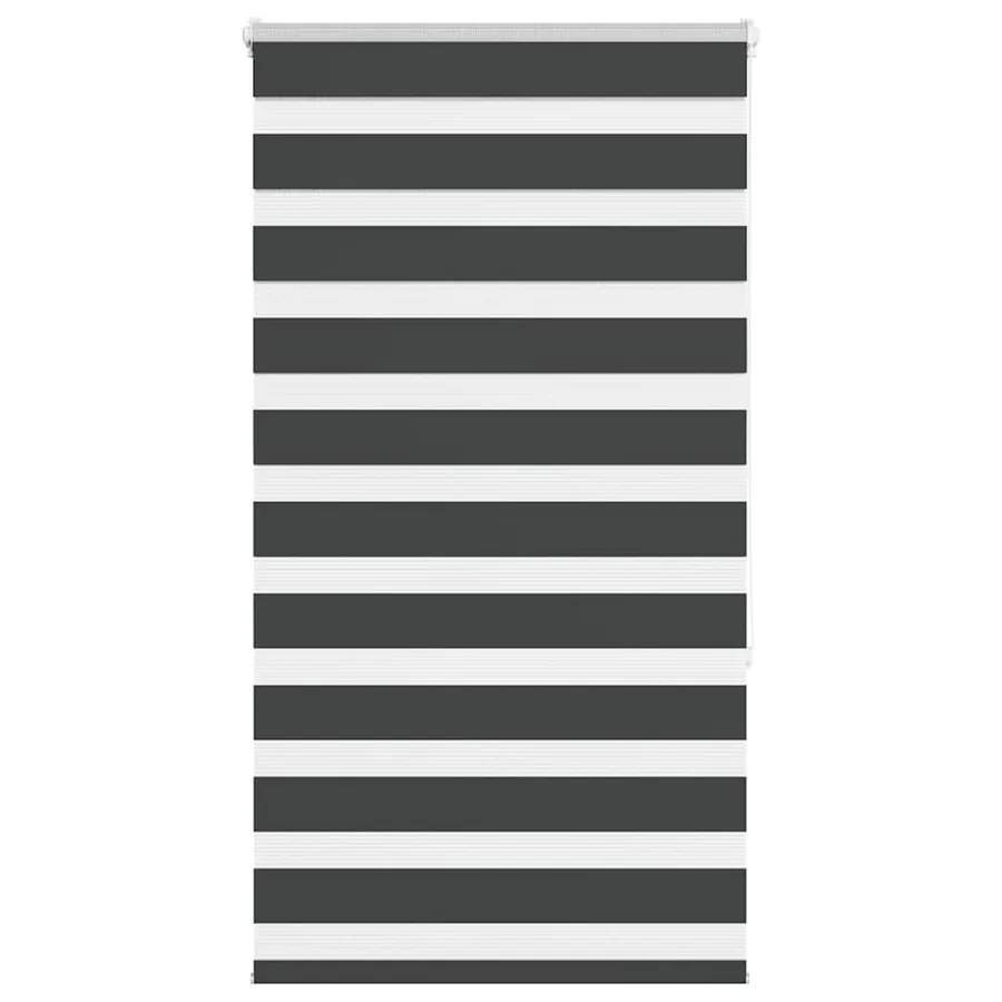 Store zèbre noir 90x150 cm largeur du tissu 85,9 cm polyester