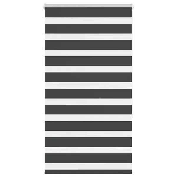 Store zèbre noir 90x150 cm largeur du tissu 85,9 cm polyester