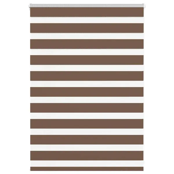 Store zèbre marron 110x100cm largeur du tissu 105,9cm polyester