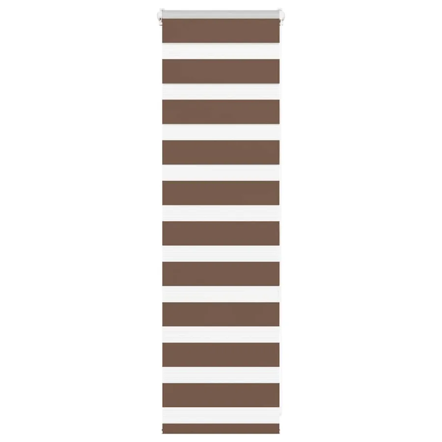 Store zèbre marron 50x100 cm largeur du tissu 45,9 cm polyester