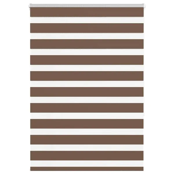 Store zèbre marron 110x150cm largeur du tissu 105,9cm polyester