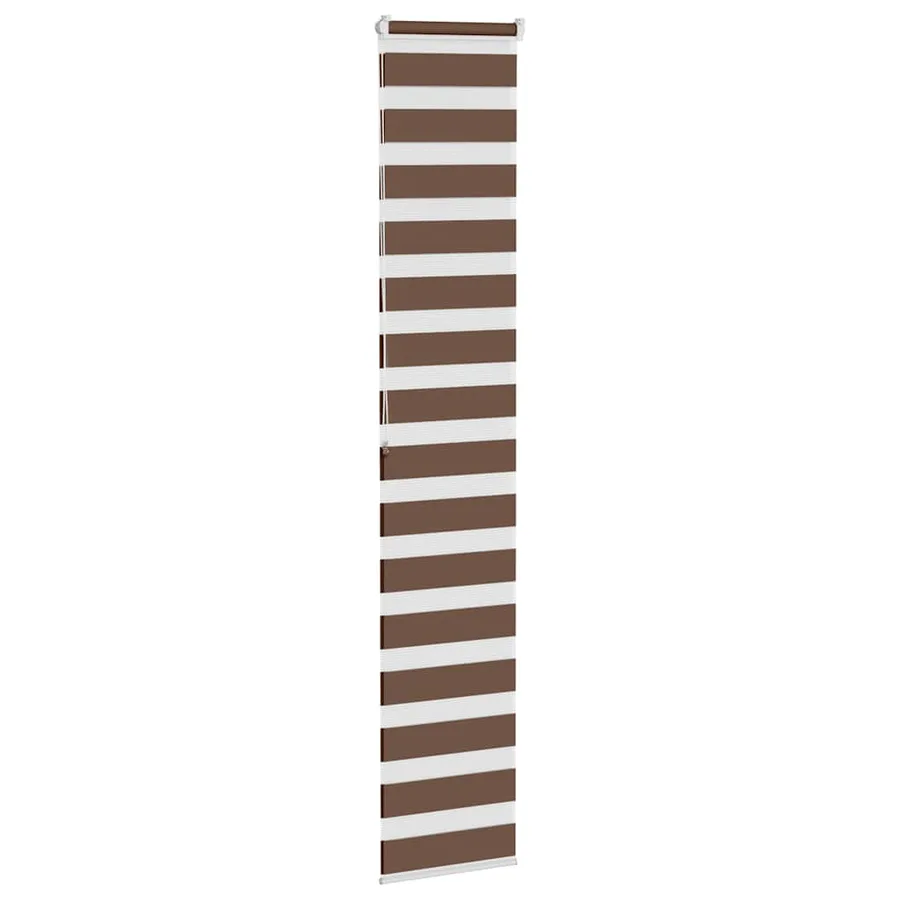Store zèbre marron 50x200 cm largeur du tissu 45,9 cm polyester - 4