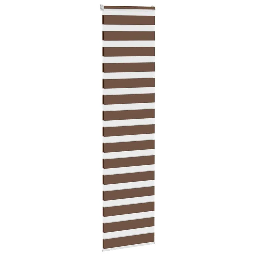 Store zèbre marron 60x200 cm largeur du tissu 55,9 cm polyester - 3