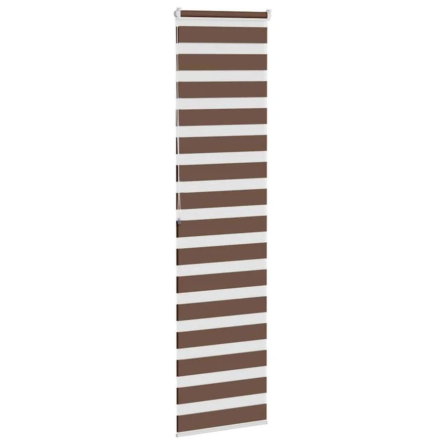 Store zèbre marron 60x200 cm largeur du tissu 55,9 cm polyester - 4