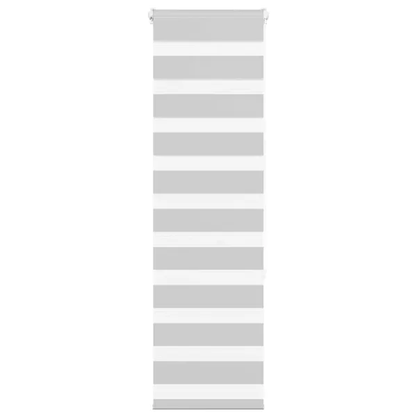 Store zèbre gris clair largeur du tissu 40,9 cm polyester