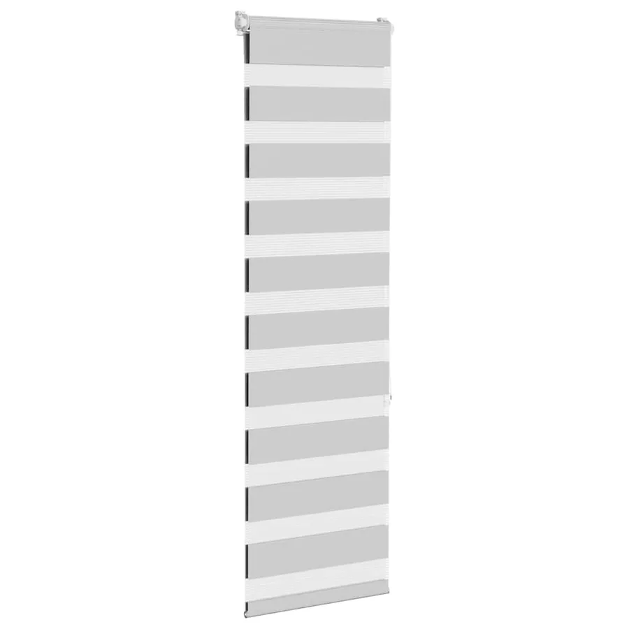 Store zèbre gris clair largeur du tissu 40,9 cm polyester - 3