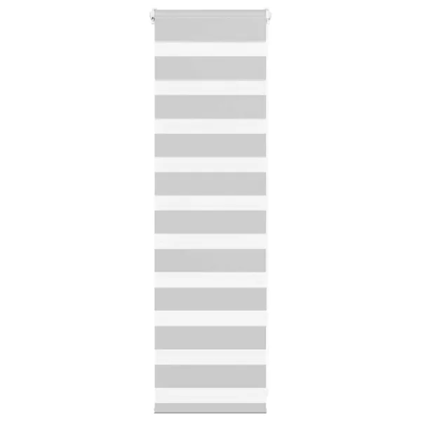 Store zèbre gris clair largeur du tissu 35,9 cm polyester