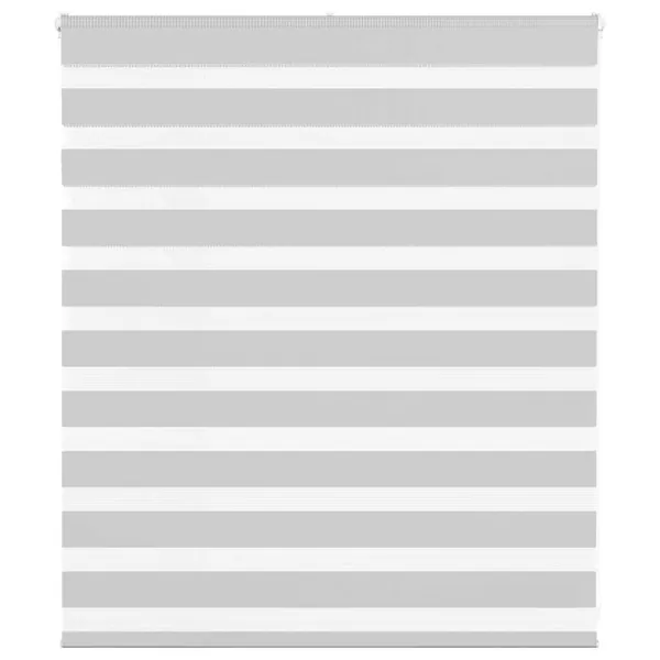 Store zèbre gris clair largeur du tissu 130,9 cm polyester