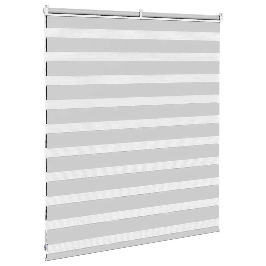 Store zèbre gris clair largeur du tissu 130,9 cm polyester - 4
