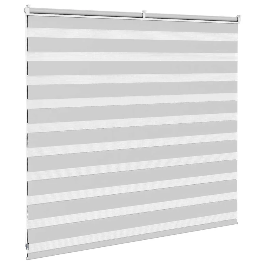 Store zèbre gris clair largeur du tissu 160,9 cm polyester - 4
