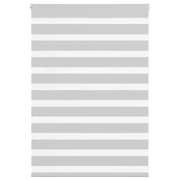 Store zèbre gris clair largeur du tissu 100,9 cm polyester