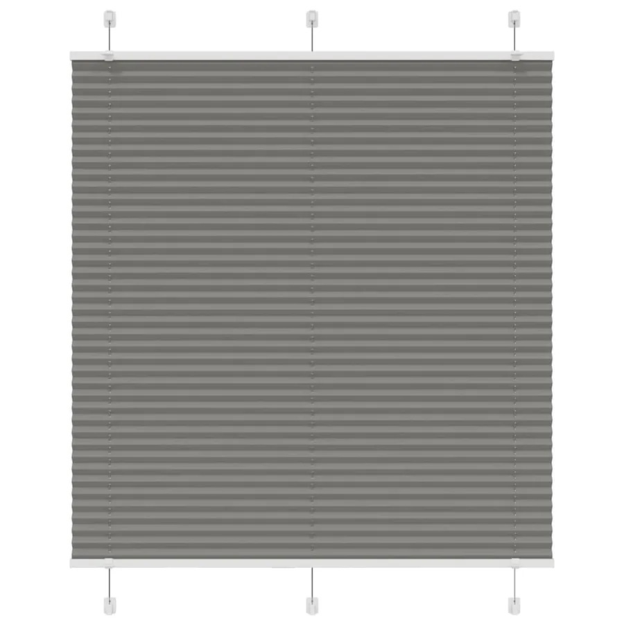 Store plissé anthracite 115x150 cm largeur du tissu 114,4 cm