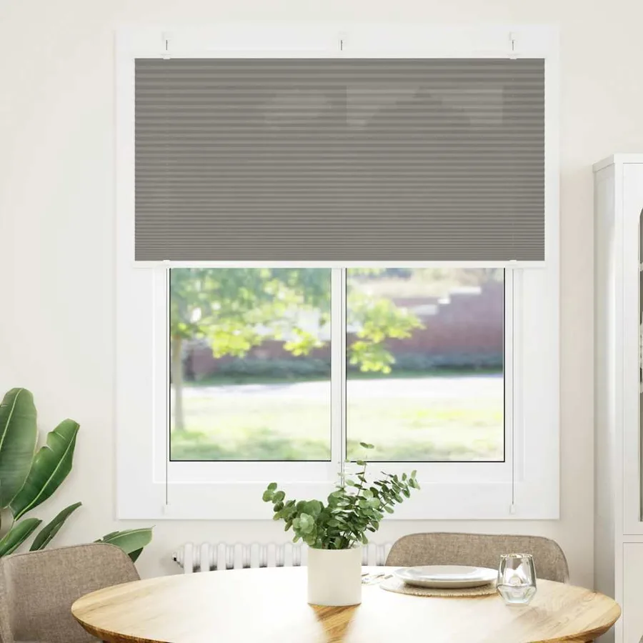 Store plissé anthracite 115x150 cm largeur du tissu 114,4 cm - 2