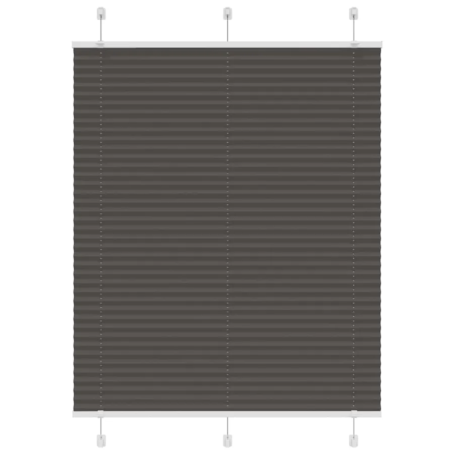 Store plissé noir 105x100 cm largeur du tissu 104,4cm polyester