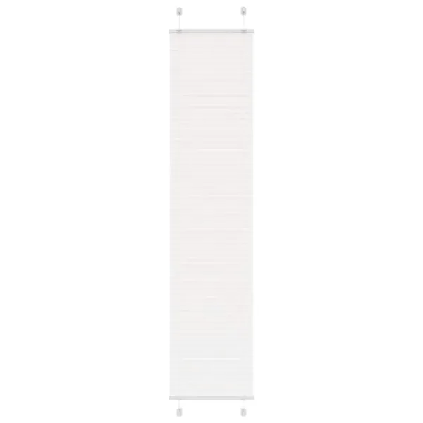 Store plissé blanc 45x200 cm largeur du tissu 44,4 cm polyester