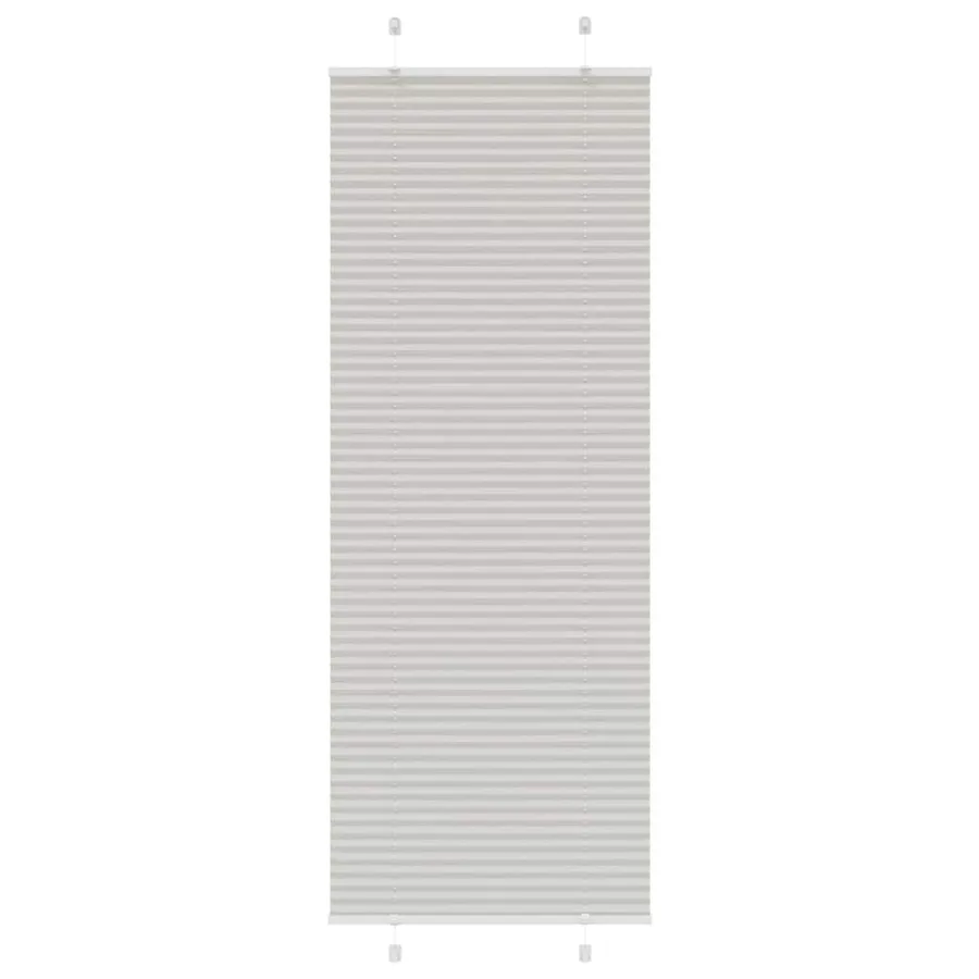 Store plissé gris clair 70x200 cm largeur du tissu 69,4 cm - 2