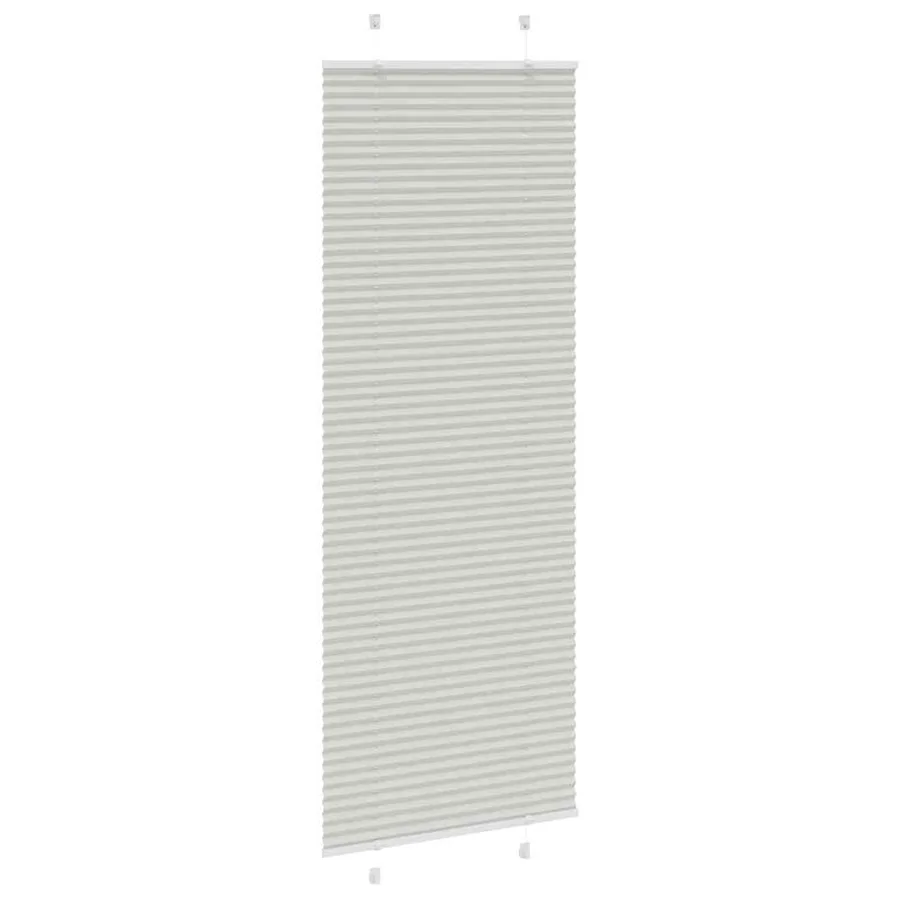 Store plissé gris clair 70x200 cm largeur du tissu 69,4 cm - 3