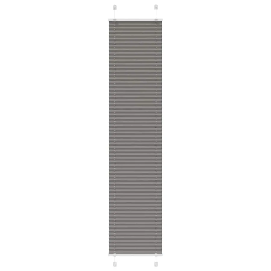 Store plissé anthracite 40x200 cm largeur du tissu 39,4 cm