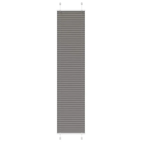Store plissé anthracite 40x200 cm largeur du tissu 39,4 cm
