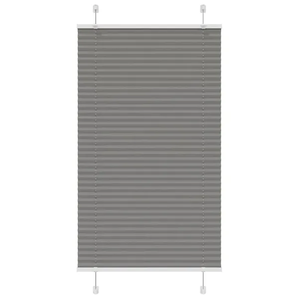Store plissé anthracite 80x150 cm largeur du tissu 79,4 cm