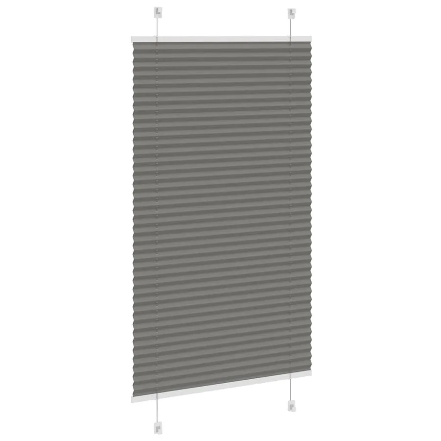Store plissé anthracite 80x150 cm largeur du tissu 79,4 cm - 4