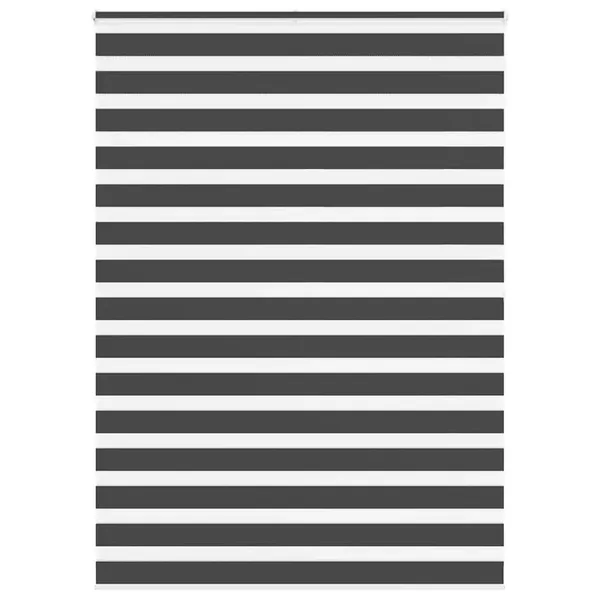 Store zèbre noir 160x200 cm largeur du tissu 155,9 cm polyester