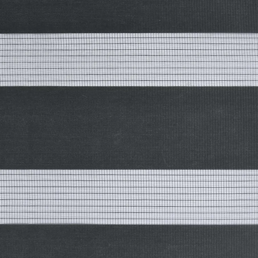 Store zèbre noir 55x230 cm largeur du tissu 50,9 cm polyester - 15