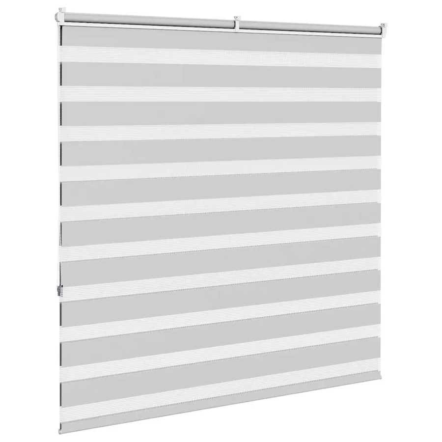 Store zèbre gris clair largeur du tissu 145,9 cm polyester - 4