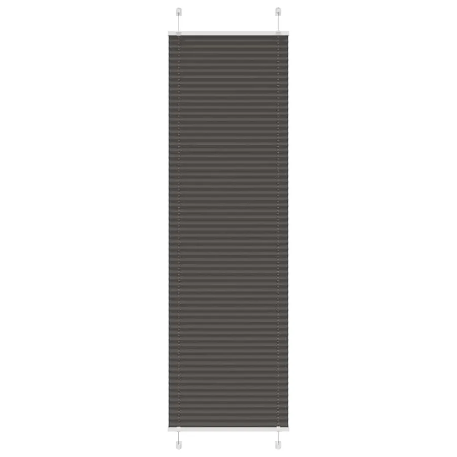 Store plissé noir 60x200 cm largeur du tissu 59,4 cm polyester