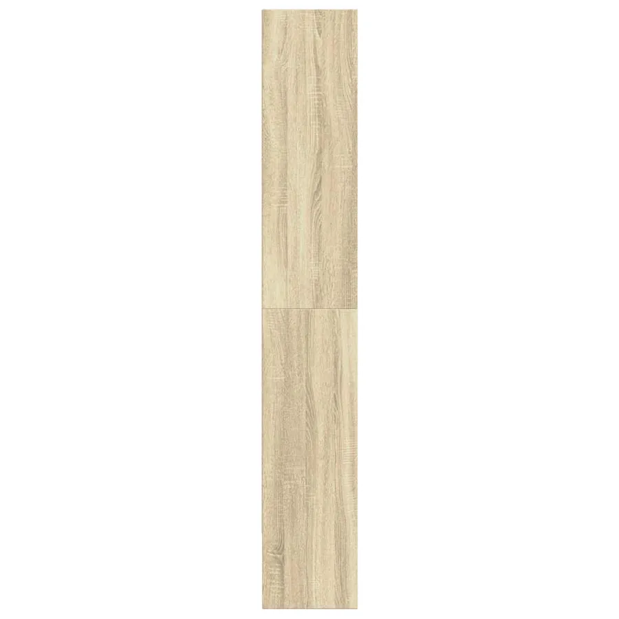 Bibliothèque chêne sonoma 80x30x189 cm bois d'ingénierie - 6