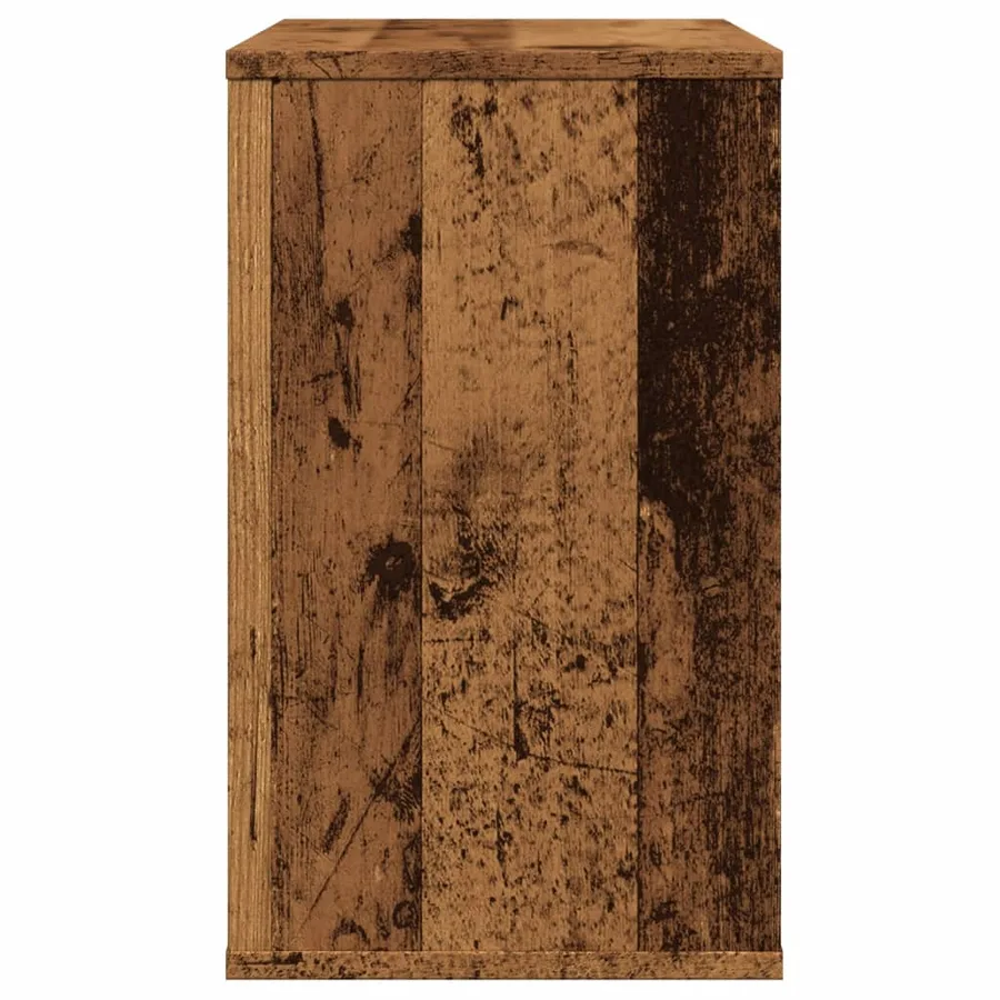 Armoire latérale vieux bois 60x30x50 cm bois d'ingénierie - 5