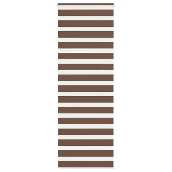 Store zèbre marron 85x230 cm largeur du tissu 80,9 cm polyester
