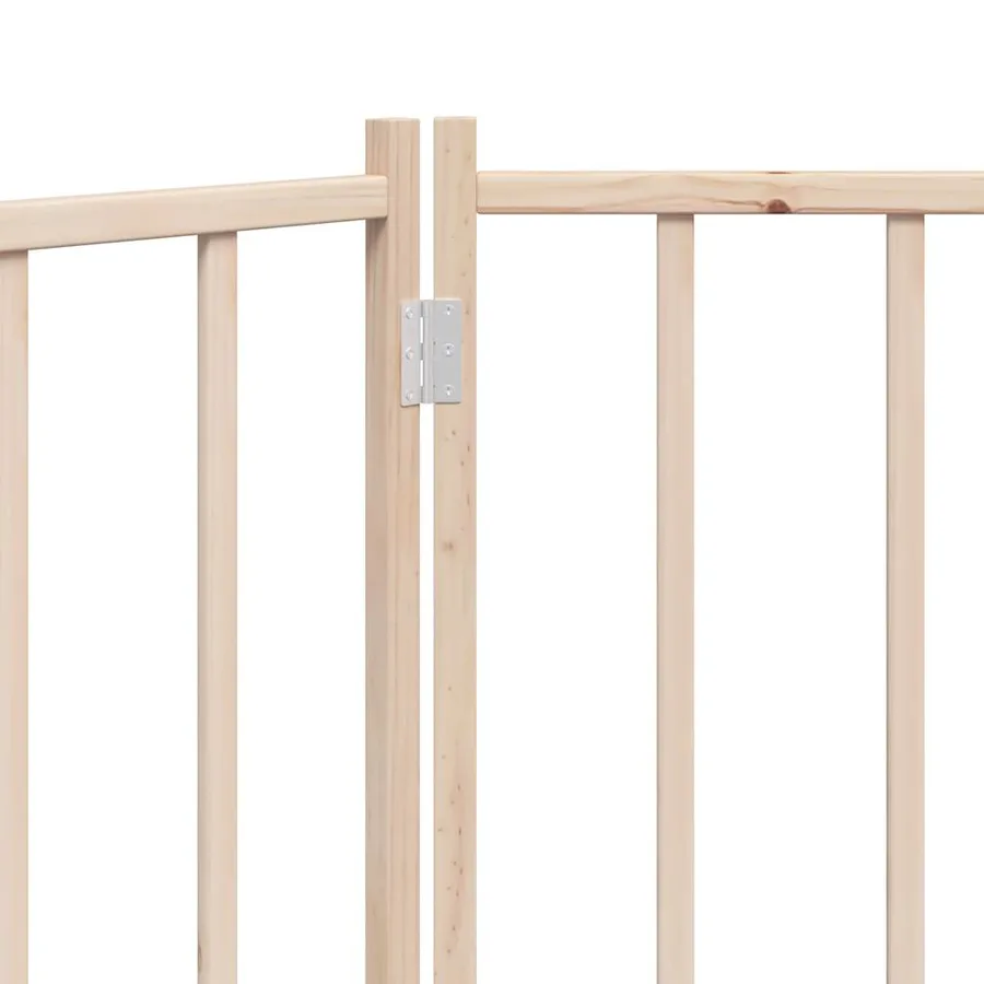 Barrière pour chien pliable 2 panneaux 160 cm bois sapin massif - 8