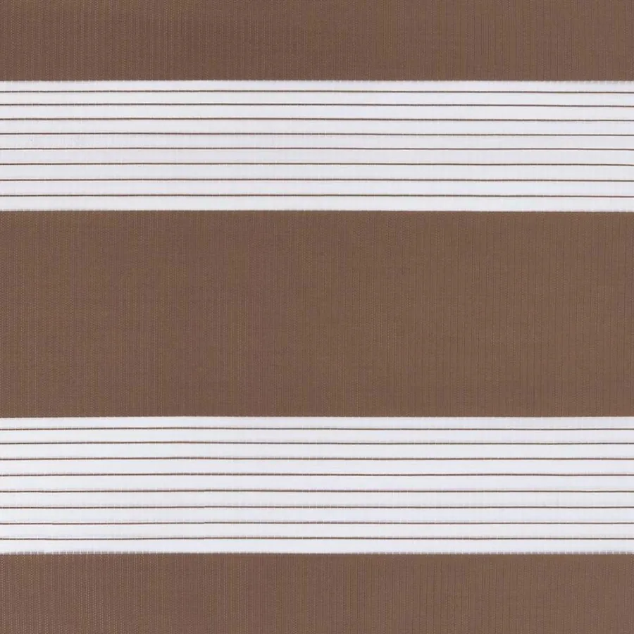 Store zèbre marron 60x230 cm largeur du tissu 55,9 cm polyester - 15