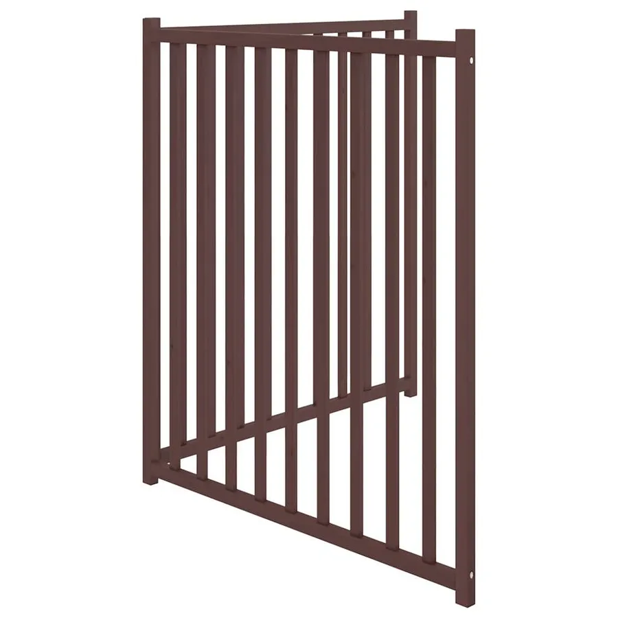 Barrière pour chien pliable 2 panneaux 160 cm bois sapin massif - 5