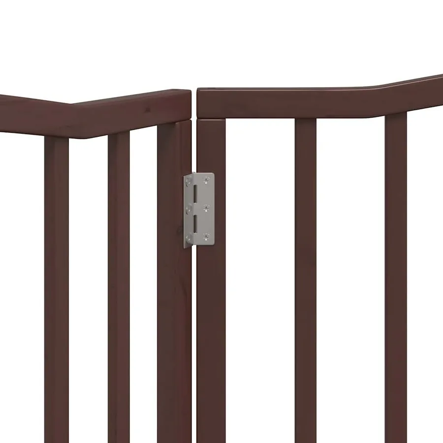 Barrière pour chien pliable 2 panneaux 160 cm bois de peuplier - 8