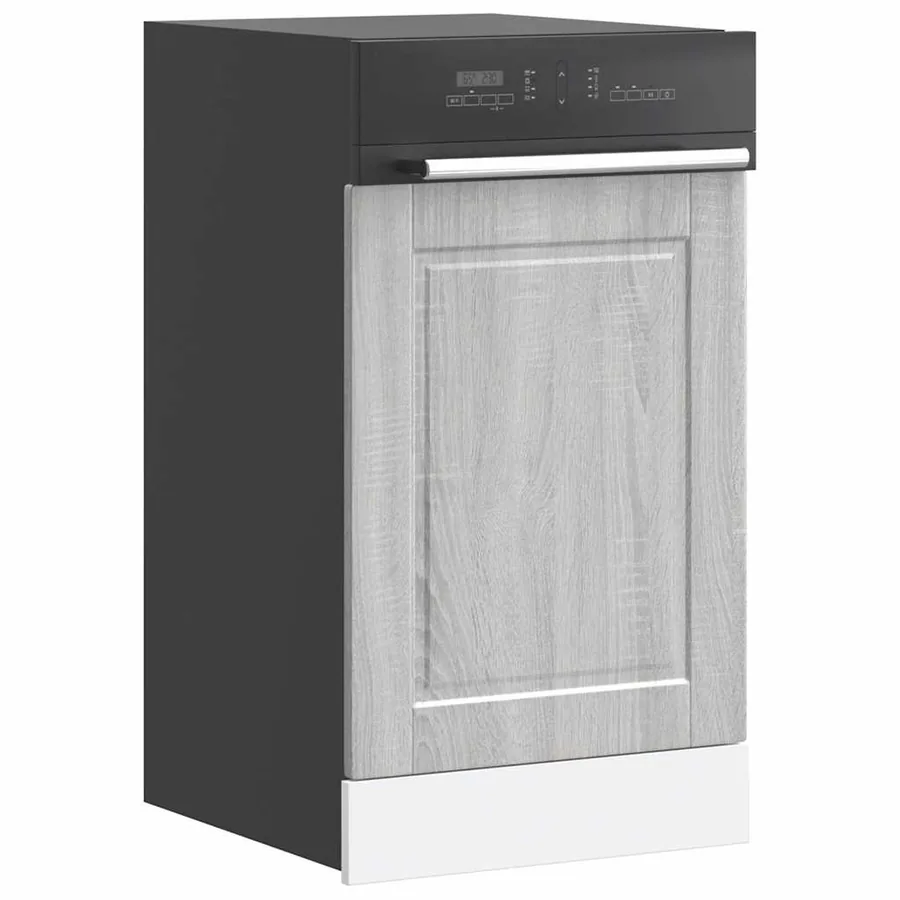 Panneau de lave-vaisselle Porto sonoma gris 45x1,5x57 cm
