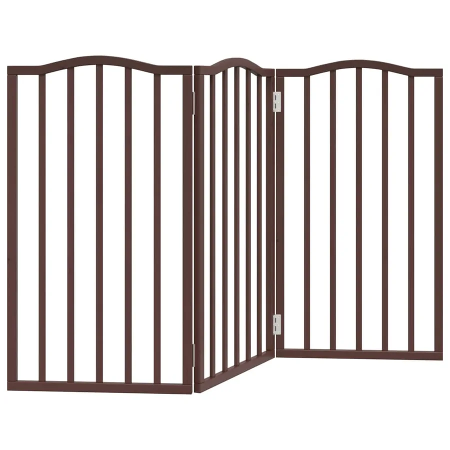 Barrière pour chien pliable 3 panneaux 150 cm bois de peuplier - 2