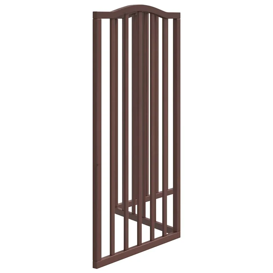 Barrière pour chien pliable 3 panneaux 150 cm bois de peuplier - 5