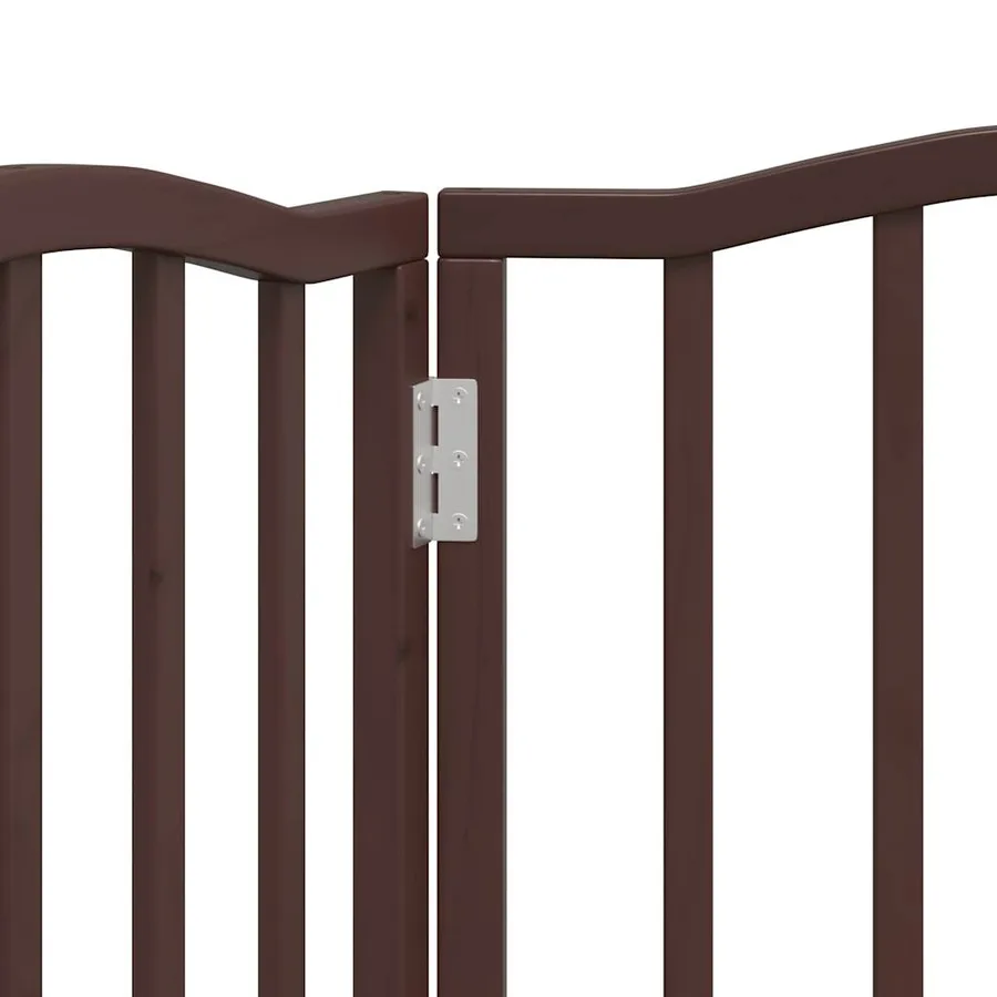 Barrière pour chien pliable 3 panneaux 150 cm bois de peuplier - 8