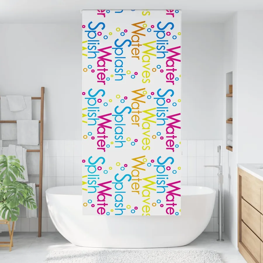 Store enrouleur de douche 110x240 cm largeur du tissu 106 cm - 2