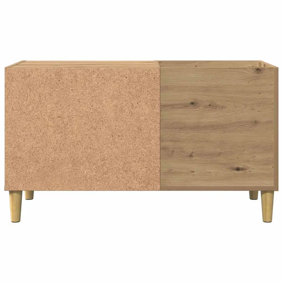 Armoire à disques chêne artisanal 84,5x38x48 cm bois ingénierie - 6