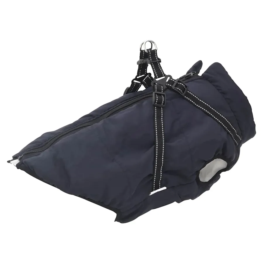 Manteau pour chiens avec harnais imperméable réfléchissant L48