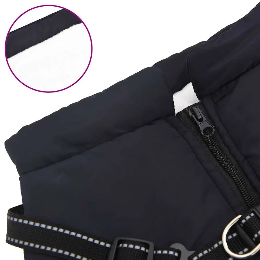 Manteau pour chiens avec harnais imperméable réfléchissant L48 - 7